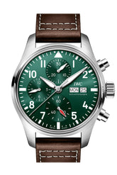 Iwc Pilot Chronogragh Green Dial Watch Iw388103